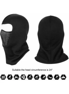 يونيكرز Unisex Windproof Thermal Fleece Ski Mask Cyclist Mask Biker Mask