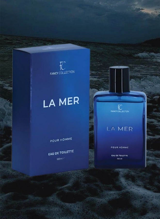 FANCY COLLECTION 12 Pieces La Mer Fancy Perfume For Men 100ml EDT - Image 2