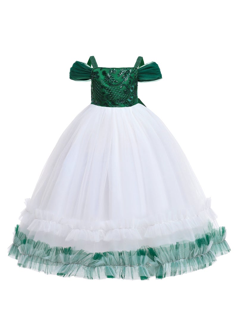 Princess Cap Sleeve Maxi Dress  - Image 1