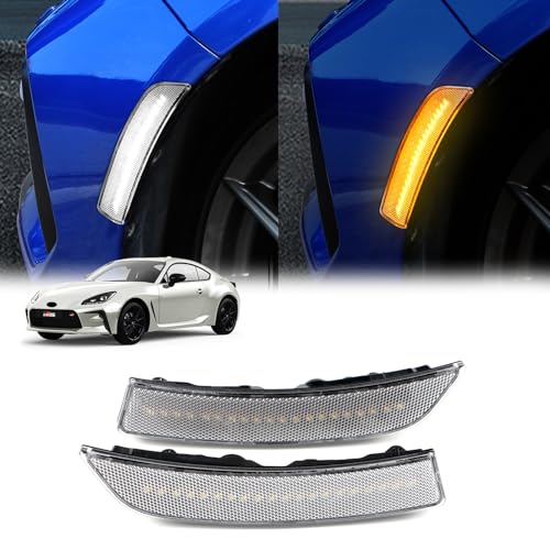 KUNGKIC For Toyota GR86 Subaru BRZ 2021 2022 2023 2024 2025 LED Turn Signal Brake Parking Side Marker Light Daytime Running Waterproof Sequential Blink Sport Style Extend Decoration Accessories - Image 1