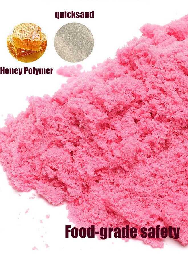 HaHaHai Kids Magic Sand Art Kit, Sand Playing Toy Set, Beach Play Set Sand Toys,Play Sand Art Kit ,Mold Tools, Inflatable Tray, Storage Box with Toy Shovel Tools, Portable Storage Box, Sandbox Sand Kit Beach Toys for Girls Boys - Image 3