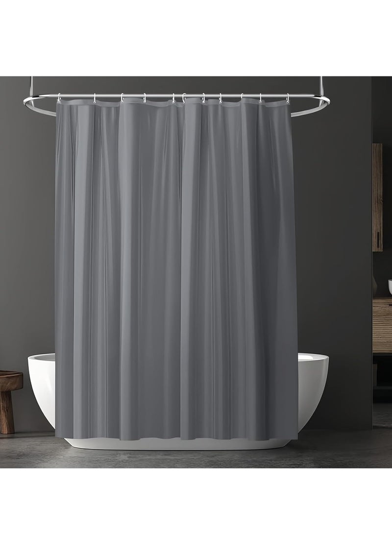 Shower Curtain Waterproof Shower Curtain for Bathroom Moisture Proof PEVA Bathroom Curtains with 12 Hooks for Home Hotel Bathtub Shower Stall Grey - pzsku/ZD01D13D627337DADB129Z/45/_/1714204827/4cf21d71-b611-4fc9-9363-75b6f238633a