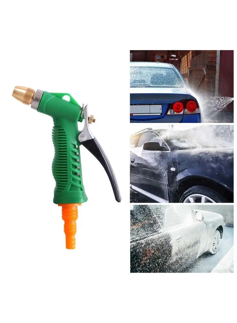 Copper Head Water Spray Gun With Strong Pressure For Washing The House And Car Or Irrigating The Garden Farm Or Chalet Suitable For The Home Or In The Construction Work Site