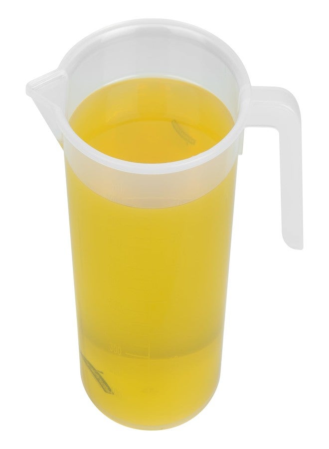 ريستورنت وير كوب قياس للمطاعم، عبوة من كوب واحد سعة 1 كوارت، ذو فوهة مخروطية، مزود بتدريجات مل وأونصة بارزة، مصنوع من البلاستيك الشفاف، مزود بمقبض، مناسب للطبخ والخبز، لقياس الزيت والدقيق. - Image 1