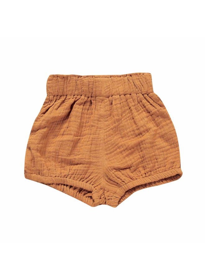MYGBCPJS Baby Girls Boys 3 Pack Cotton Linen Blend Cute Bloomer Shorts Loose Harem Shorts, As Picture2, 3-4 Years - Image 5