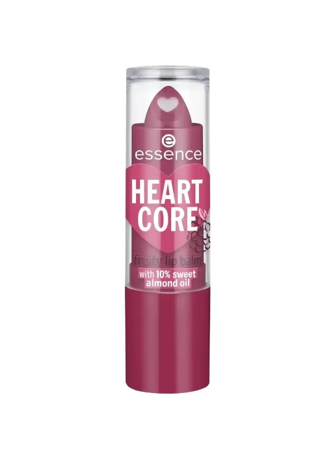 Essence Essence Heart Shaped Core Fruity Lip Balm With 10 Percent Sweet Almond Oil- 05 Bold Blackberry  - Image 1