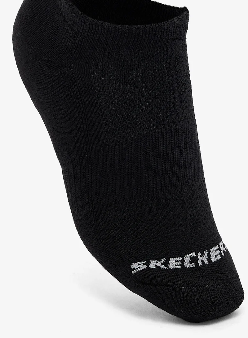SKECHERS  3 Pack Terry No Show Socks  | Best Price UAE