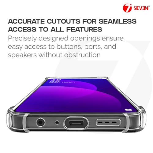 7-Seven 7SEVEN® Back Cover for Oppo F11 Transparent Mobile Back Case Shock Proof Design Camera Edges Protection Crystal Clear Phone Case Silicon Soft TPU and Flexible Bumper Phone Cover - Image 5
