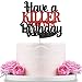 WeBenison Have a Killer Birthday Cake Topper Outdoor Horror Movie PartyBloody Cake TopperChildren Boy Man Girl Adults Birthday Horror Party Decorations Black Red - Image 3
