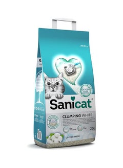 Sanicat SaniCat Clumping White Cotton 20 L  - Image 1