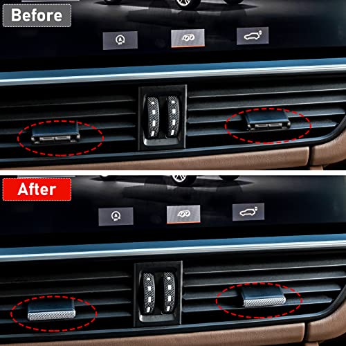 Jaronx Compatible with Porsche Cayenne Air Vent Clip Tab Chrome-Plated Trim, Upgraded Air Vent Clip Air Conditioning Vent Outlet Tab AC Vent Clip Replacement Compatible with Cayenne 2019-2022 - Image 5