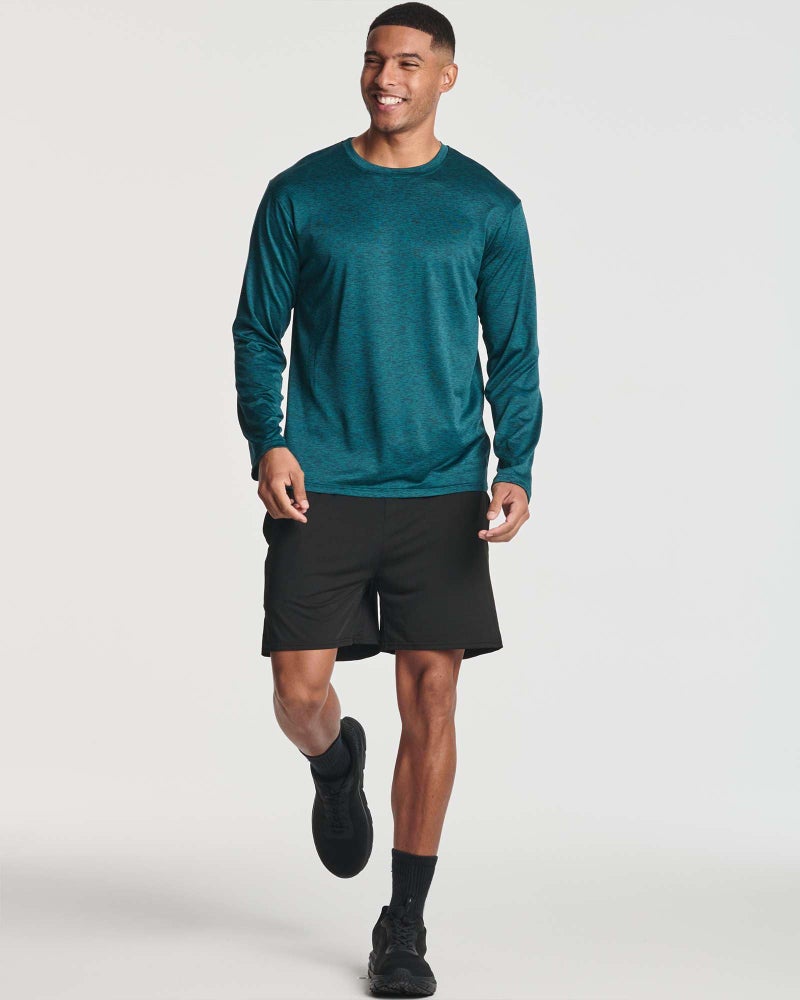REALESSENTIALS Real Essentials 4 Pack: Mens Long Sleeve Dry Fit T Shirts Hiking Fishing Workout Gym Work Sun UPF 50 Wicking Running Tee, Set 2, 3X-Large - Image 5