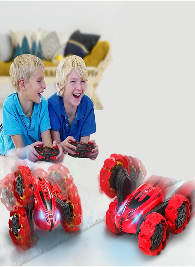 General RC Stunt Car, 2.4GHz Explosive Remote Control Car, Double-Sided 360° Flips RC Cars for Kids  - Image 5