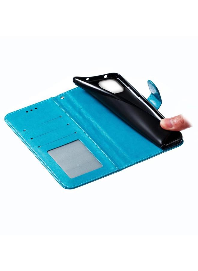 S-TOP Case For Samsung Galaxy M13 5G Sun Mandala Embossing Pattern Phone Leather Case - Image 5