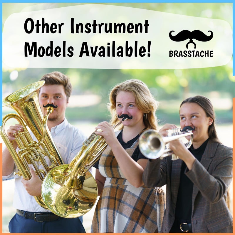 Brasstache Flute-stache - The Original Clip-on mustache for Flute by Brasstache - Image 5