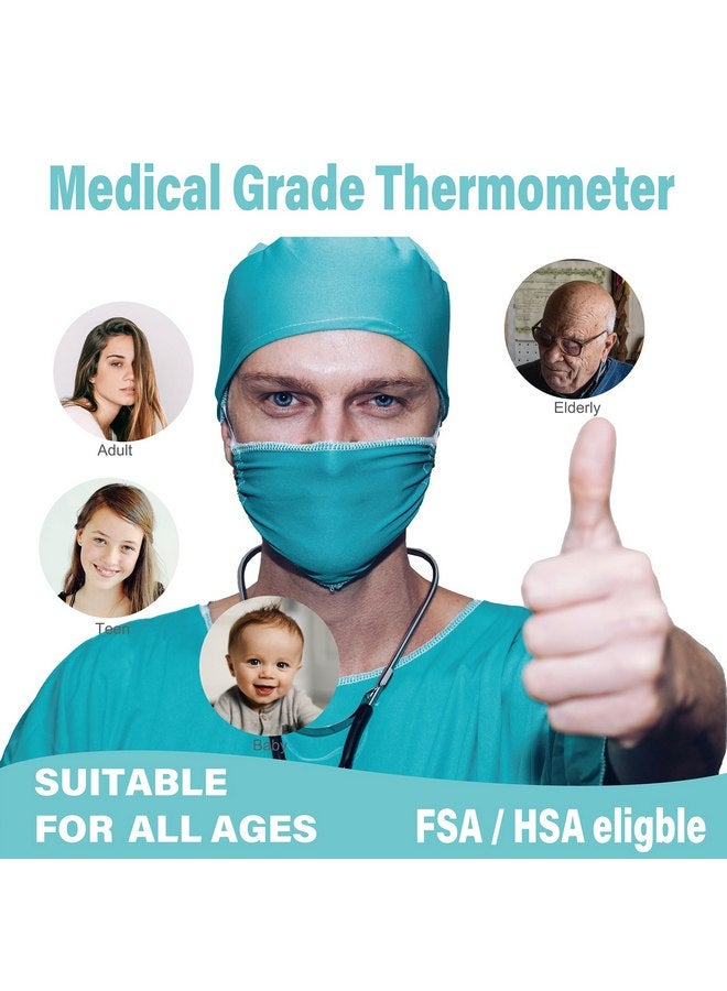 Amplim Digital Forehead Thermometer for Kids, Adults, and Babies - Touchless, Non-Contact Fever Thermometer with Temporal Head Function - No-Touch Thermometer for Accurate Temperature - FSA/HSA - Image 4