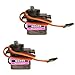 Maxmoral 2pcs MG90S 9g Metal Gear Micro Tower Pro Servo Upgraded SG90 Digital Micro Servos for RC Vehicle Helicopter Boat Car Models - Image 3