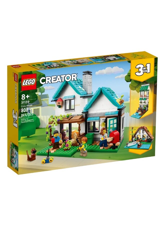 LEGO LEGO - Creator 3 in 1 Cozy House 808 Pieces - 31139  - Image 1