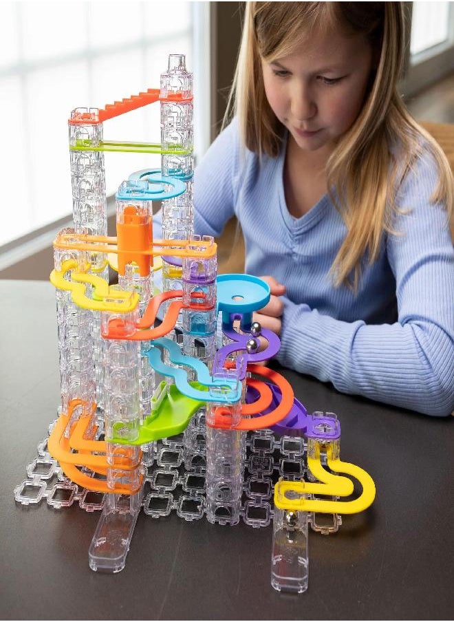 Fat Brain Toys - Fat Brain Toys Trestle Tracks Deluxe Set Building & Construction for Ages 8 to 10 - Image 1