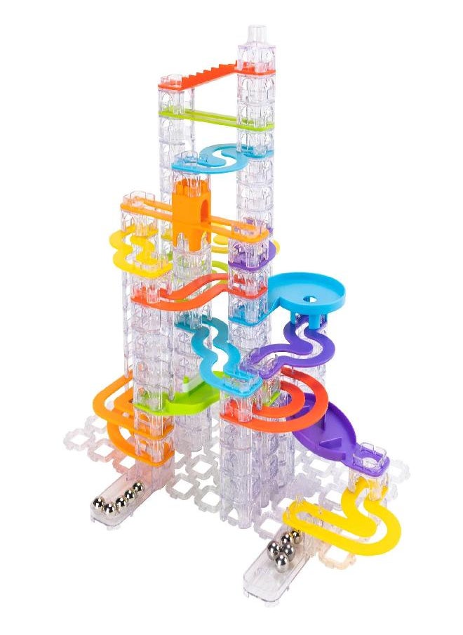 Fat Brain Toys - Fat Brain Toys Trestle Tracks Deluxe Set Building & Construction for Ages 8 to 10 - Image 1