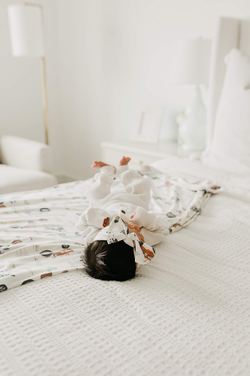 Copper Pearl Large Premium Knit Baby Swaddle Receiving Blanket Jo - Image 4