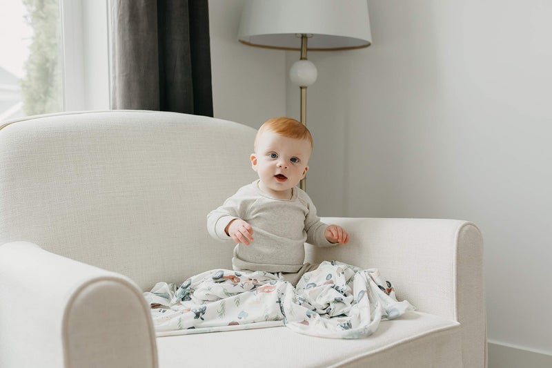 Copper Pearl Large Premium Knit Baby Swaddle Receiving Blanket Jo - Image 5