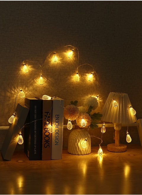 Generic Plastic String 20 Lamps 20cm |String Lights,Indoor String Lights for Bedroom,Classroom,Outdoor String Lights for Patio,Garden,Party,Wedding