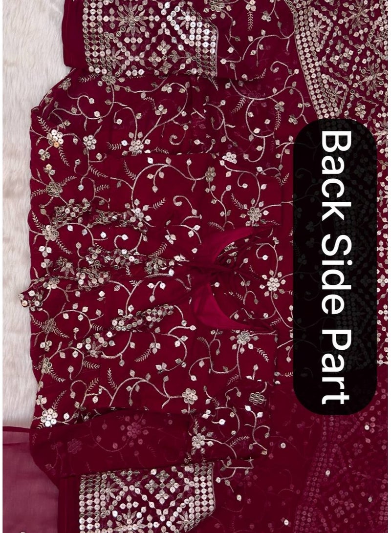 Anarkali Suit is luxury clothing considered to be high quality made by thread-sequins embroidery - Image 5