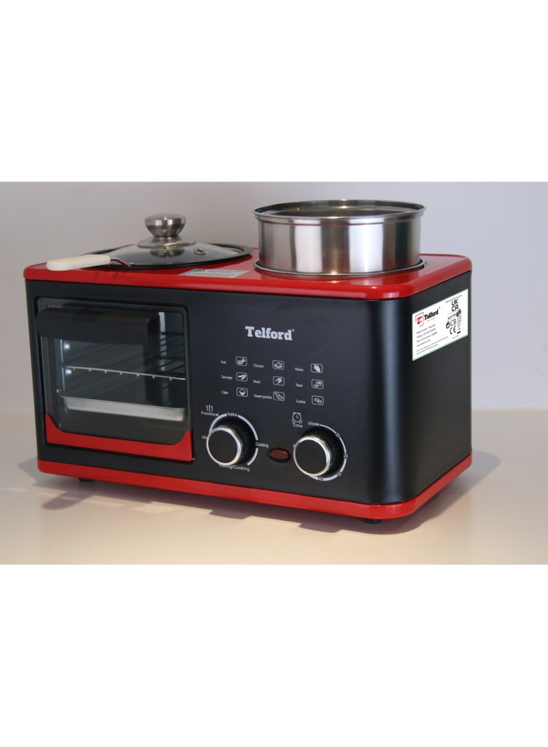 TELFORD 4 in 1 Breakfast Machine 1200 watts - Image 5