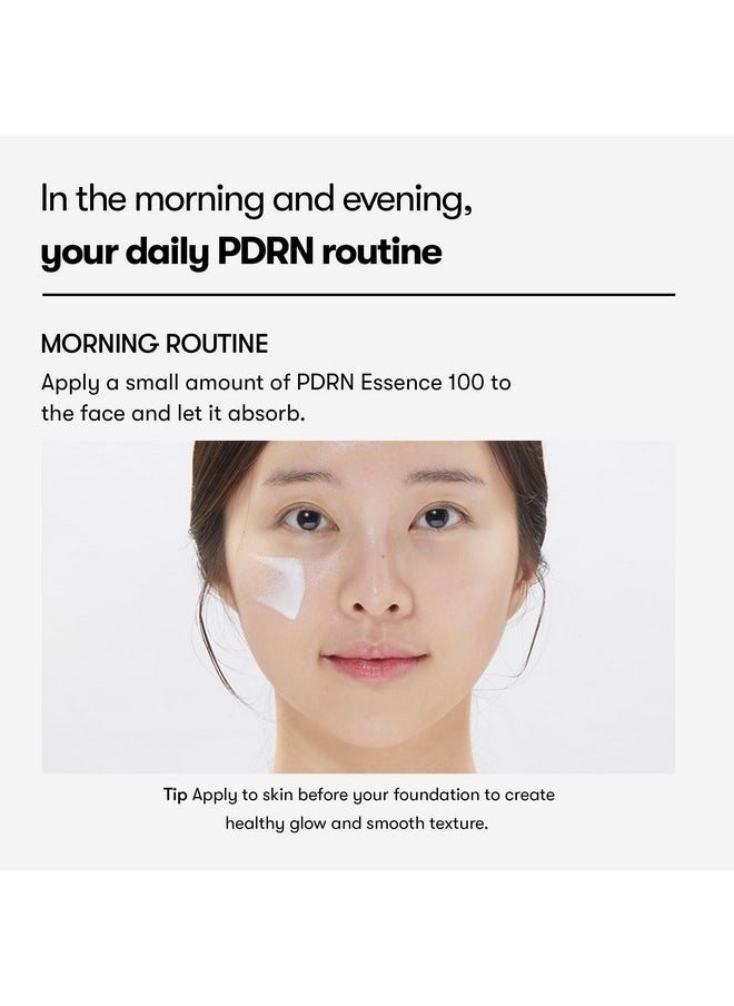 VT COSMETICS - Pdrn 100 Essence Korean Gingseng Plantderived Pdrn Serum For Natural Glow Korean Skincare 1.01 Fl. Oz. - Image 1