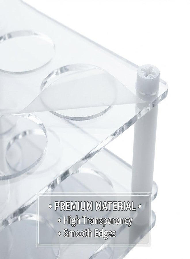 BOXIN 12Slots Roller Bottles Holder, Perfect Vertically Hold For Essential Oils Rollers, Great Oils Display Holder Roller Bottles Storage Shelf Organizer,Hole Diameter 2.3cm/0.9inch,Acrylic,DIY - Image 5