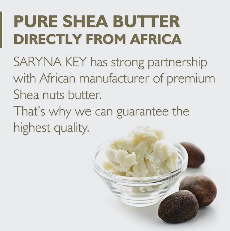 Saryna Key Damage Repair Treatment Butter Mask African Shea Butter for Dry Hair Treatment Rejuvenating Butter Moisturizer with Natural Keratin and Vitamins A E F 500ml169oz Hand Cream - Image 3