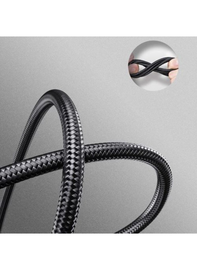 GO-DES Go-Des - Dual USB-C 3 in 1 Fast Cable Nylon Braided - 1200MM (GD-UC801)  - Image 3