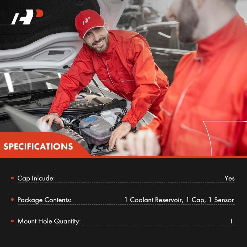 A-Premium Coolant Recovery Reservoir Tank for Jaguar XF - Image 2