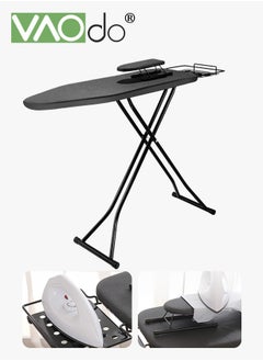 VAOdo Full Size Ironing Board with Small Ironing Board, Full Metal Construction Iron Board, Removable Heat & Scorch Resistant Fabric, Cord Holder, Anti-Skid Feet, Adjustable Tabletop  - Image 1