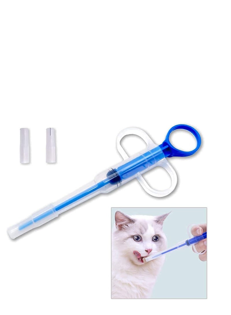 SYOSI دافق حبوب الحيوانات الأليفة 3 عبوات مجموعة أدوات تغذية الحيوانات الأليفة للحيوانات الأليفة القطط والكلاب موزع حبوب مدفع دافق الحيوانات الأليفة دواء الحيوانات الأليفة أداة تغذية طبية للكلاب والقطط والحيوانات الصغيرة - Image 2