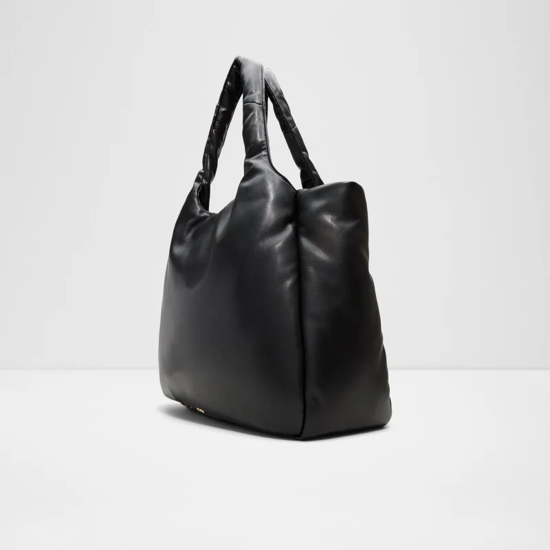 الدو Ppuffcarryy black synthetic Tote Bag