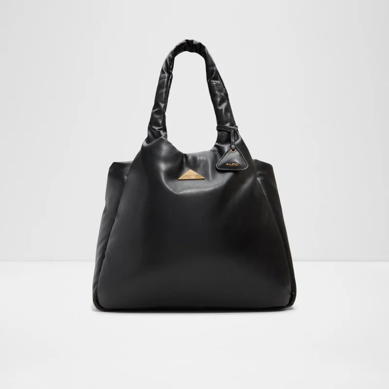 الدو Ppuffcarryy black synthetic Tote Bag