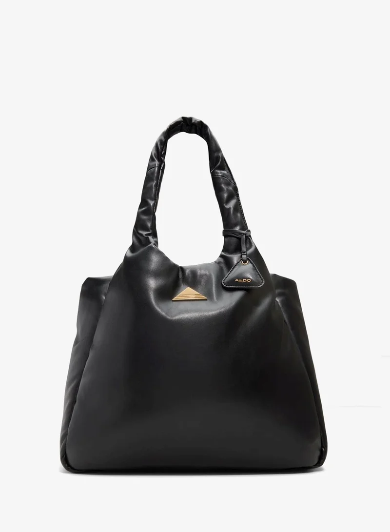 الدو Ppuffcarryy black synthetic Tote Bag