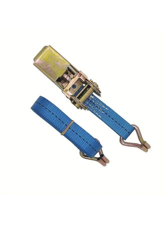 Model A Heavy Duty Polyester Ratchet Straps 196.85 Inch for Cargo Securing Trucks Cars Motorcycles - Image 1