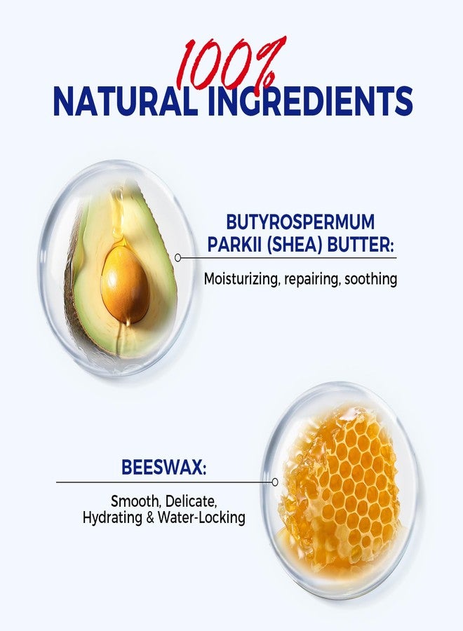 OUKEYA Medicated Lip Balm Hydrating w/Petrolatum, Shea Butter, Beeswax, 100% Natural Ingredients, Organic Lip Butter Balm & Moisturizers Lip Repair For Dry Cracked Lips Overnight Lip Treatment, 2PCS - Image 2