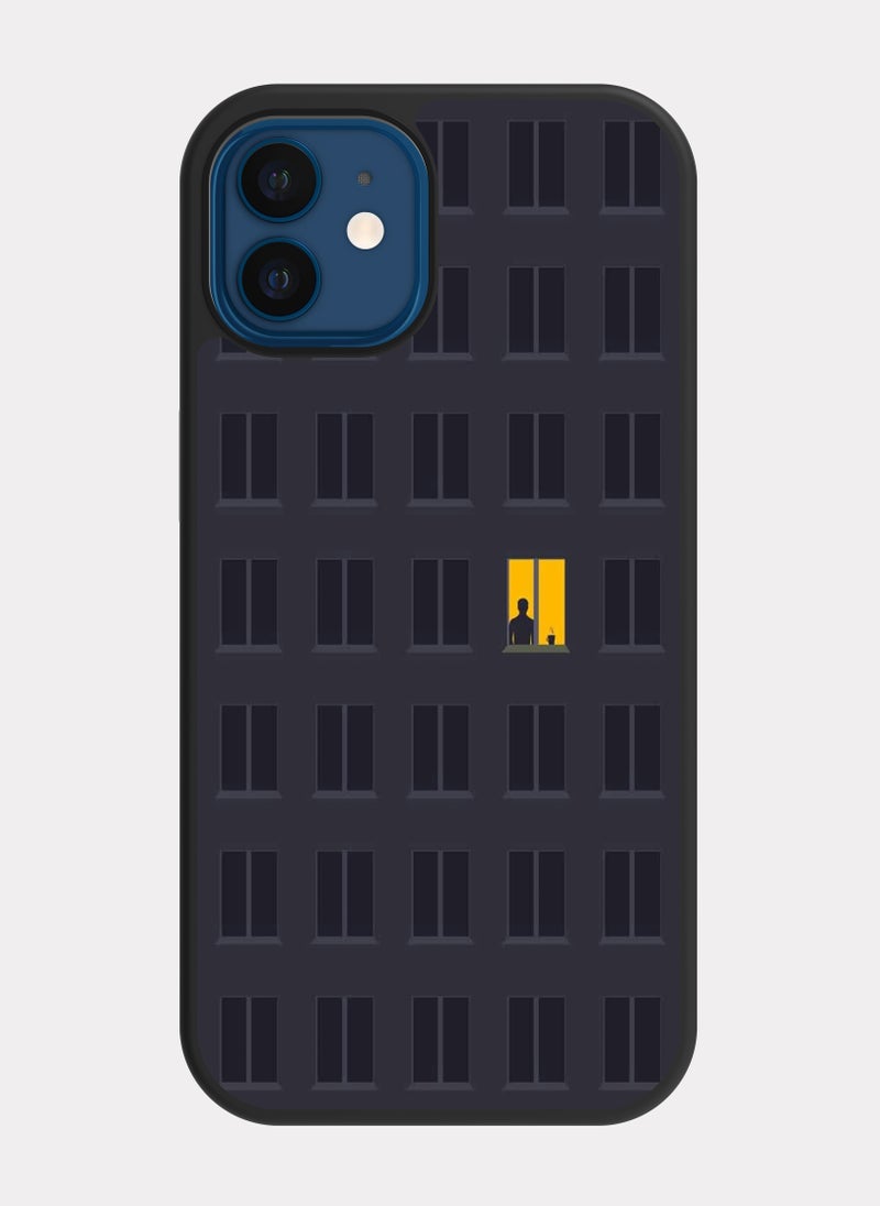 PXLAAT iPhone 12 case cover Architectural Pattern - Image 1