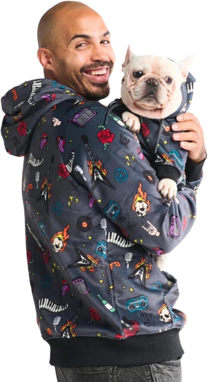 Spark Paws Dog Hoodie - Premium Quality, Buttery Soft, Superior Comfort and Fit, Calming Fleece Interior, Suitable for All Breeds - Rock and Roll - 4XL - Image 5