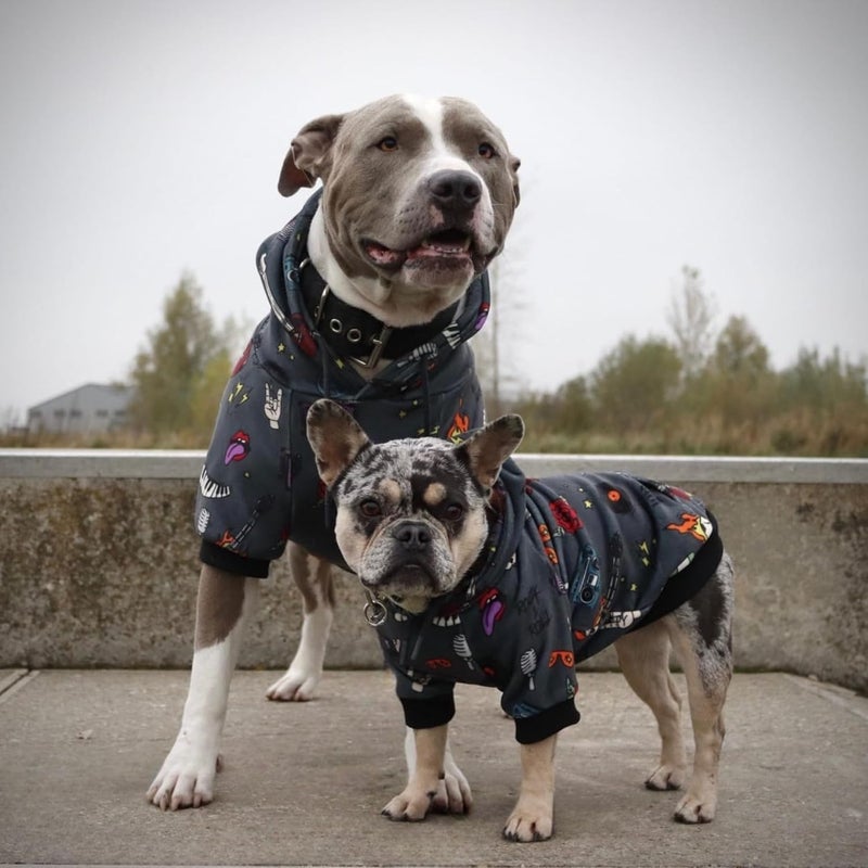 Spark Paws Dog Hoodie - Premium Quality, Buttery Soft, Superior Comfort and Fit, Calming Fleece Interior, Suitable for All Breeds - Rock and Roll - 4XL - Image 4