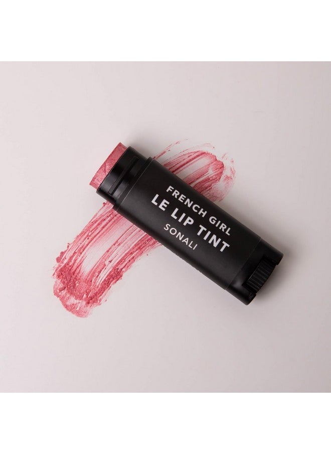 French Girl Organics - French Girl Le Lip Tint - Moisturizing & Hydrating Lip Balm For Sheer, Buildable Coverage & Shine, Clean Formula, Organic Ingredients, Vegan & Cruelty-Free - Sonali - Image 1