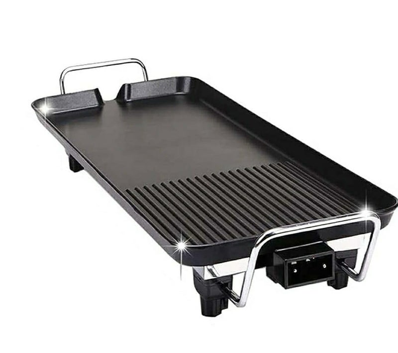 Olpad Korean BBQ Grill Electric Griddle Smokeless Non-Stick Indoor Grilled Meat Baking Hotplate Teppanyaki Household Outdoor - Image 1
