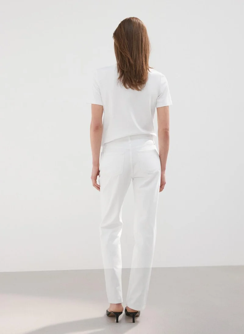 MANGO Matilda High-Rise Straight Jeans