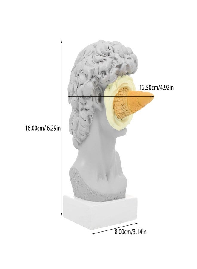 TENDYCOCO Creative Ice Cream Smashed David Sculpture Adorn Home Decorative Statue - Image 3