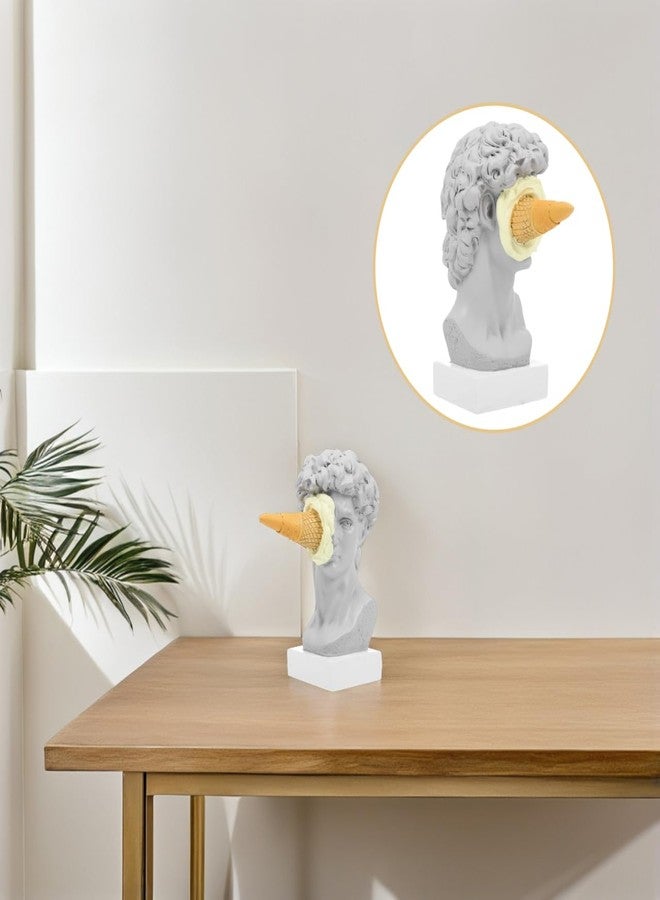 TENDYCOCO Creative Ice Cream Smashed David Sculpture Adorn Home Decorative Statue - Image 2
