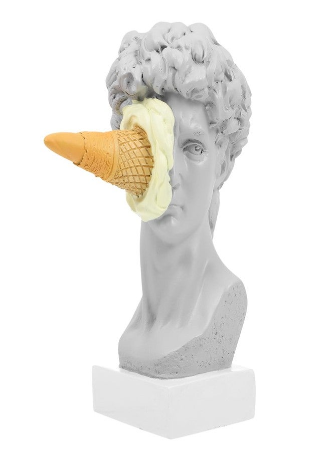TENDYCOCO Creative Ice Cream Smashed David Sculpture Adorn Home Decorative Statue - Image 1